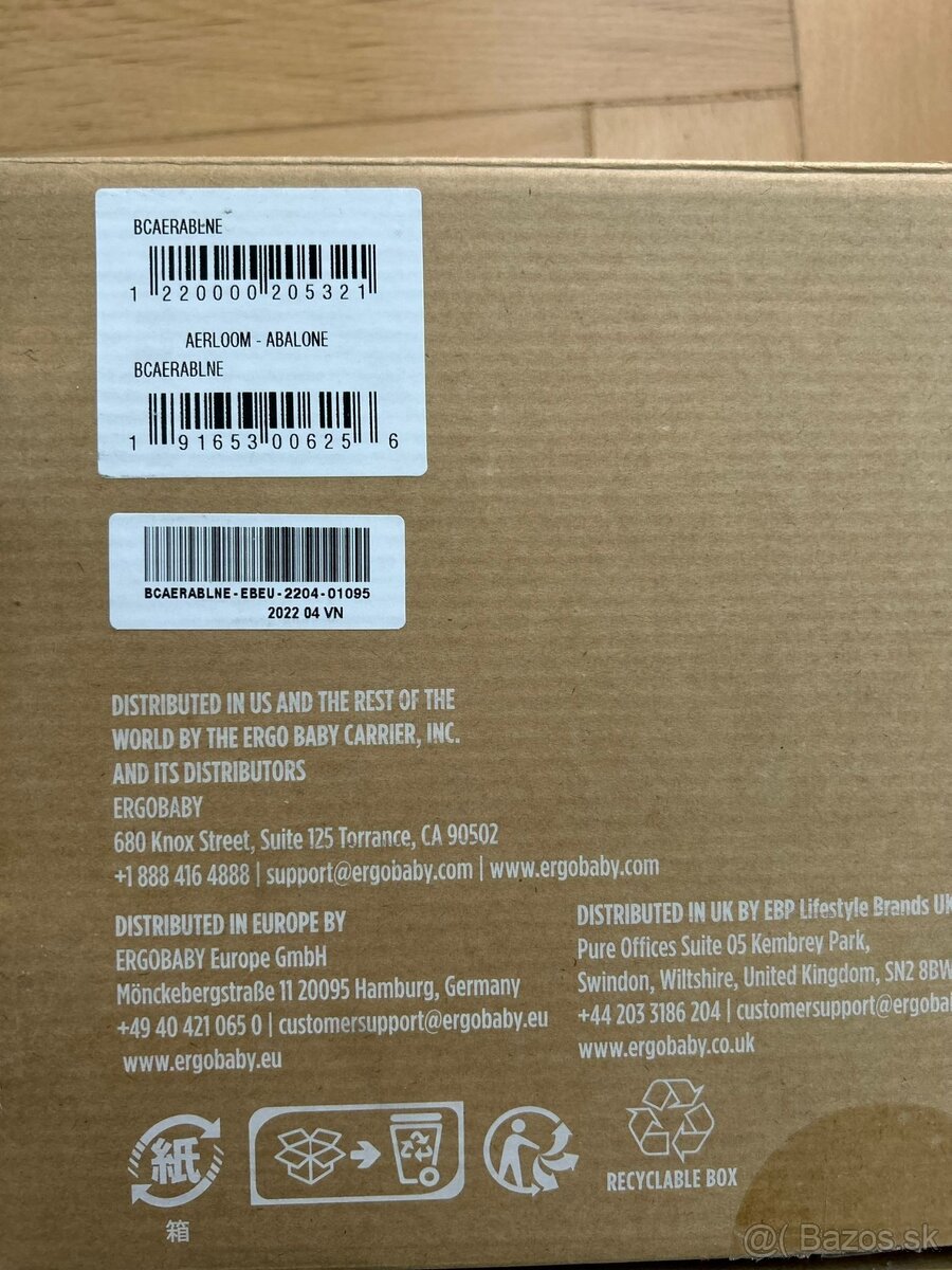Nosič Ergobaby Aerloom – Abalone - 8