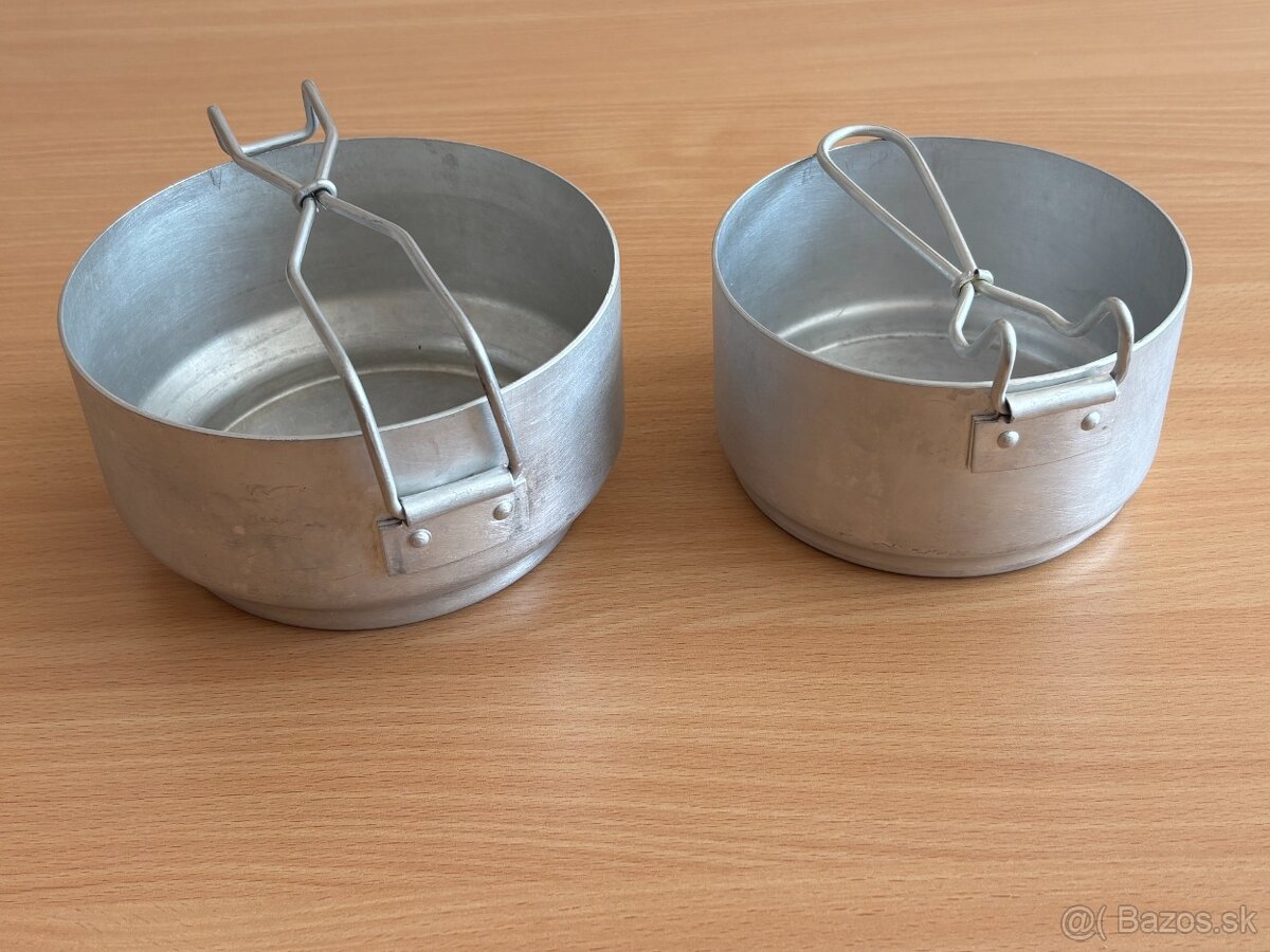 Vojenský hliníkový ešus - obedár - 8