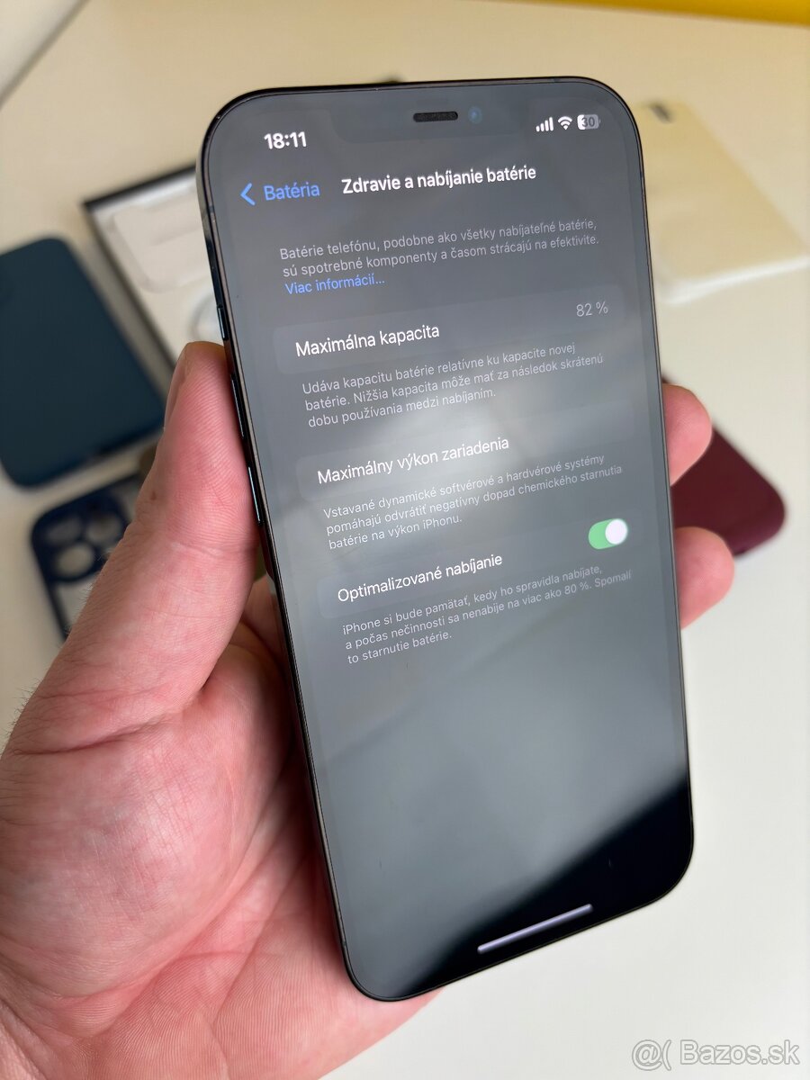 Predam vymenim Iphone 12 Pro Max 256GB Blue - 8