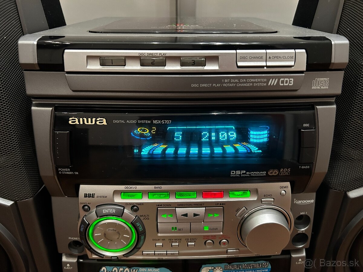 Predám hi-fi vežu AIWA NSX-S707 - 8