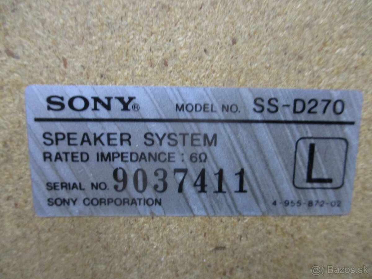 SONY SS-D270 - 8