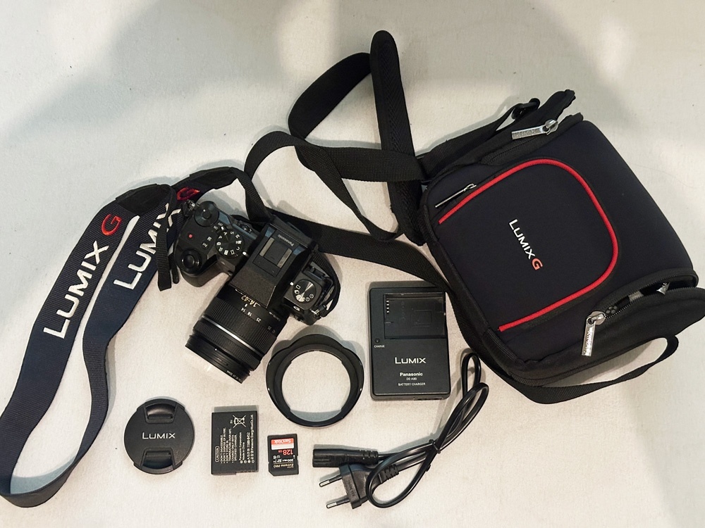 Panasonic Lumix DMC-G70 + objektív a príslušenstvo, 4k - 8