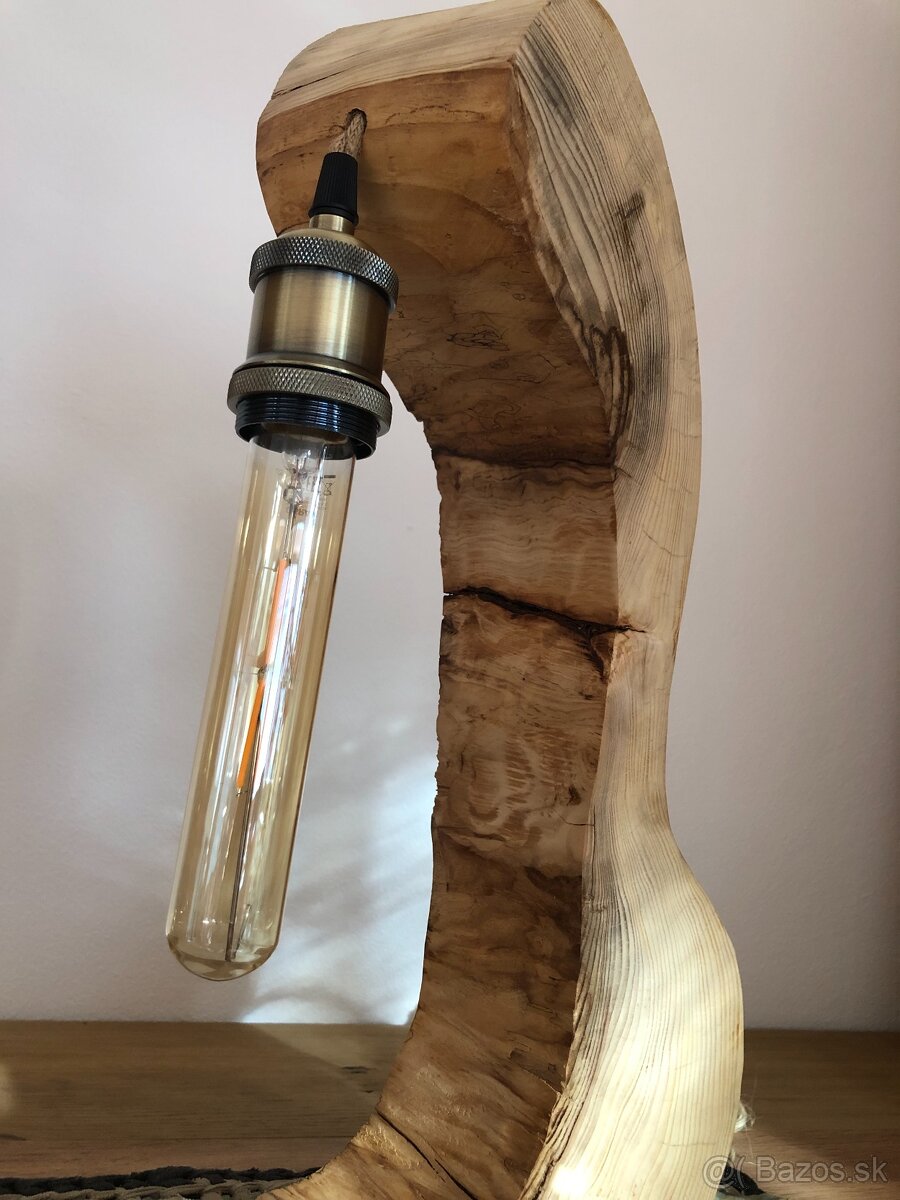 Lampy drevené pne - kus lesa u vás doma - 8