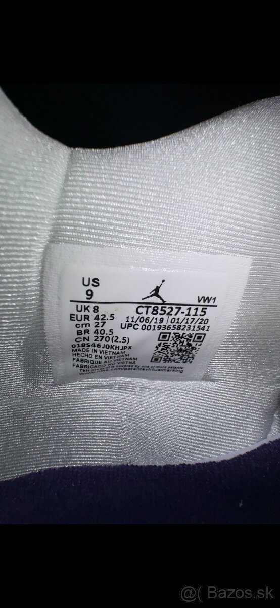 Jordan 4 Metalic purple - 8