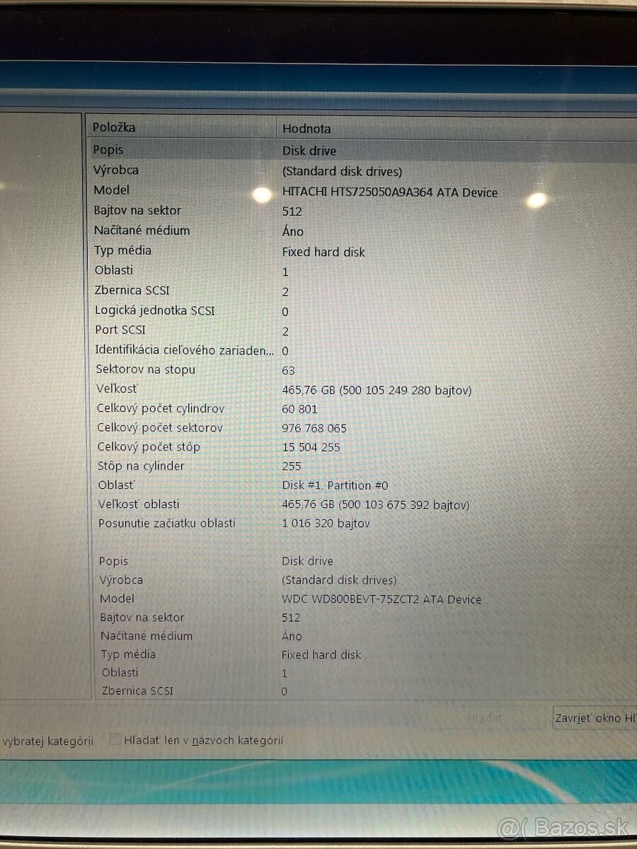 Funkčný 17" DELL, 4 GB RAM, 500 GB HDD, Win 7 - 8