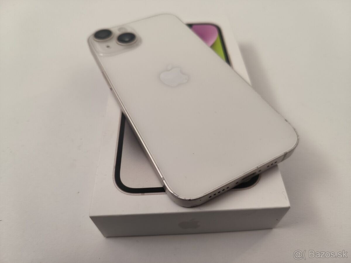 apple iphone 14 128gb Starlight / Batéria 100% - 8