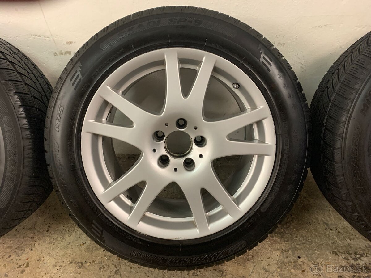 Mercedes 4x elektrony + 4x zimne gumy 17 235/55R17 - 8