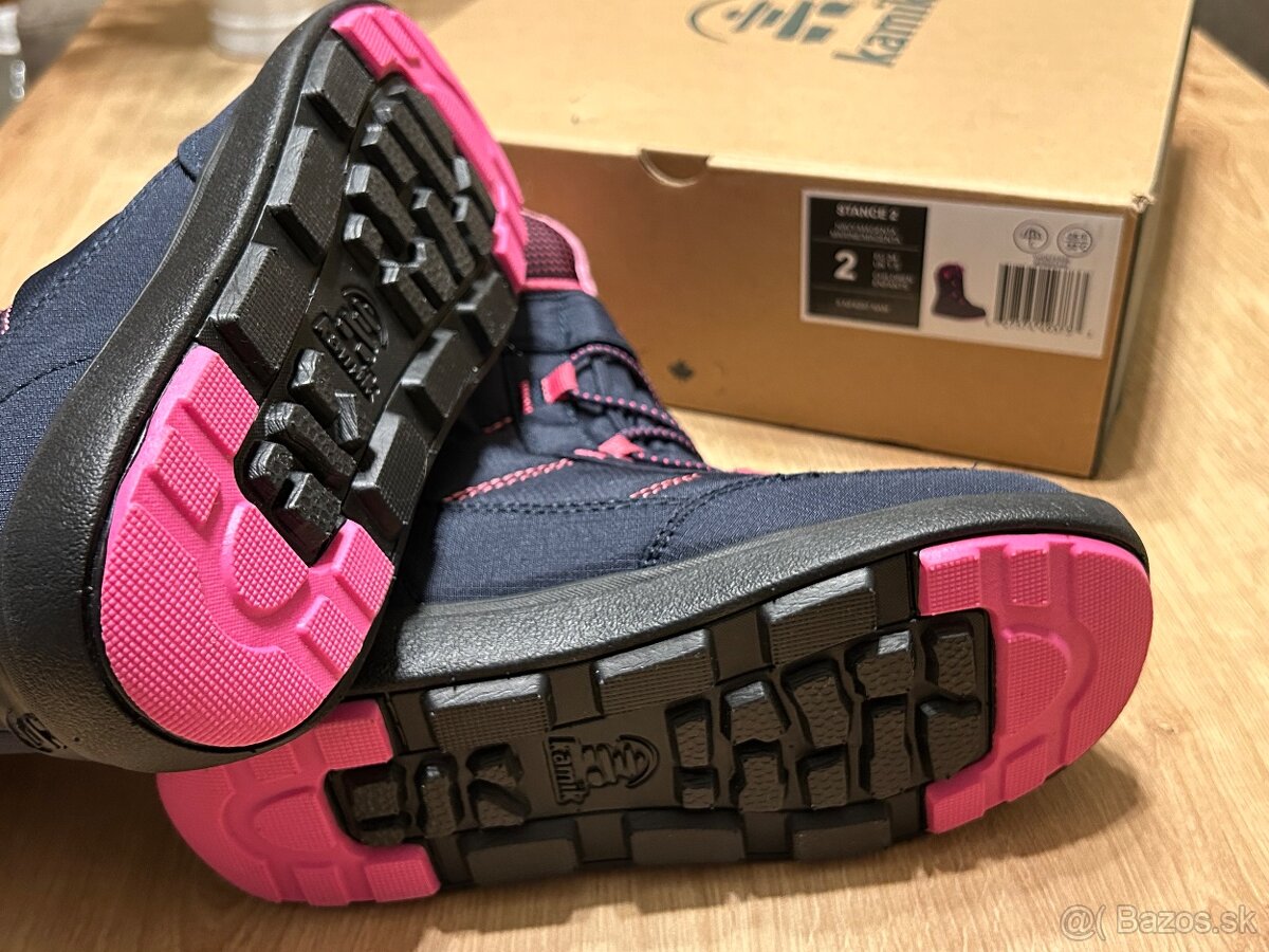 Snehule Kamik Stance2 velk.34 nove- nepremokavé. - 8