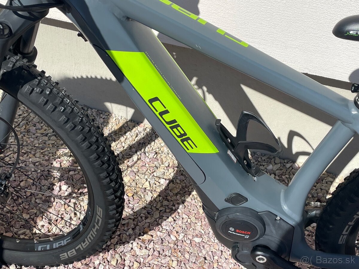 CUBE REACTION bateria 500-Velkost S GREY 27,5” pneu - 8