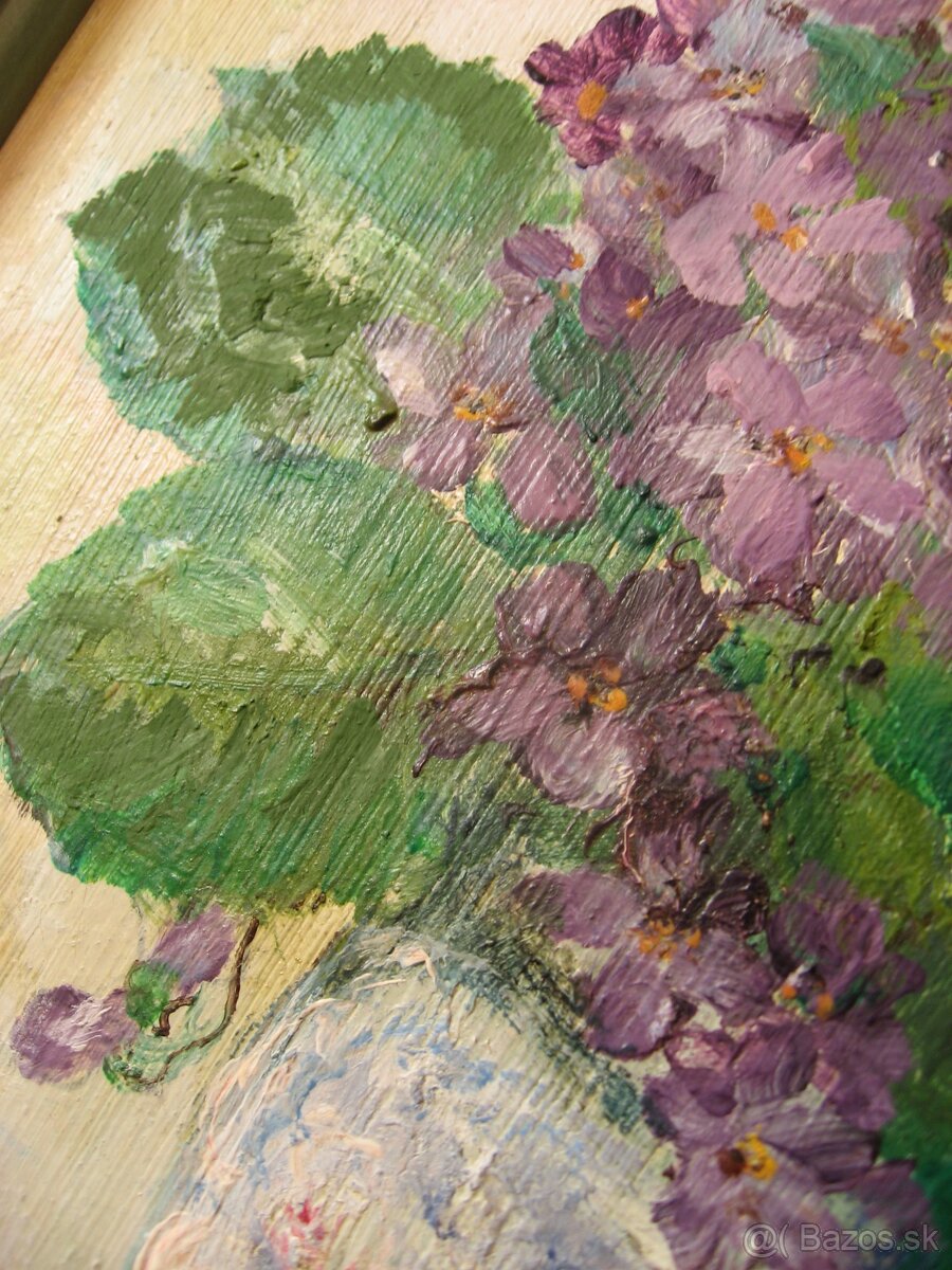 Olejomaľba "Vôňa fialiek" (R. Bollová) - 8