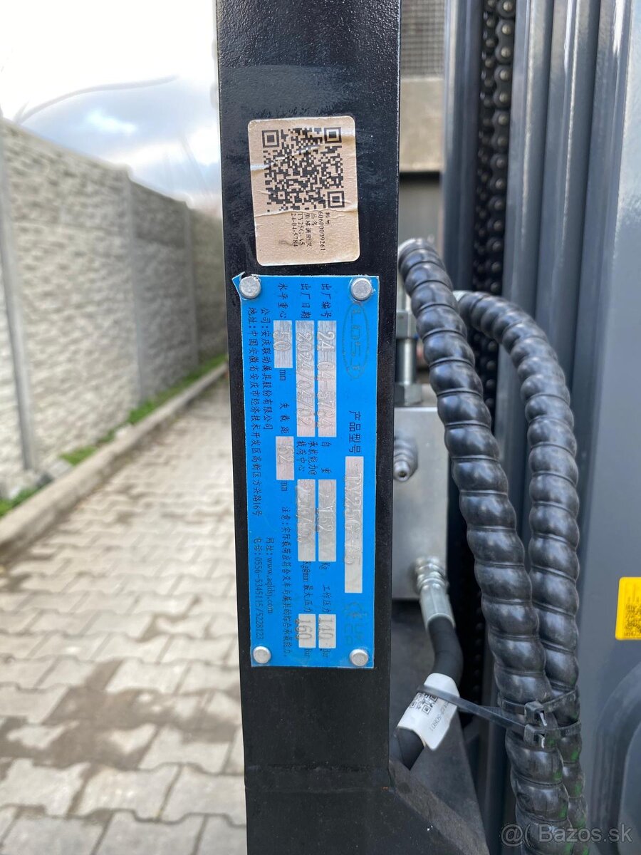 Nový vysokozdvižný vozík Lonking 3000 kg - 8