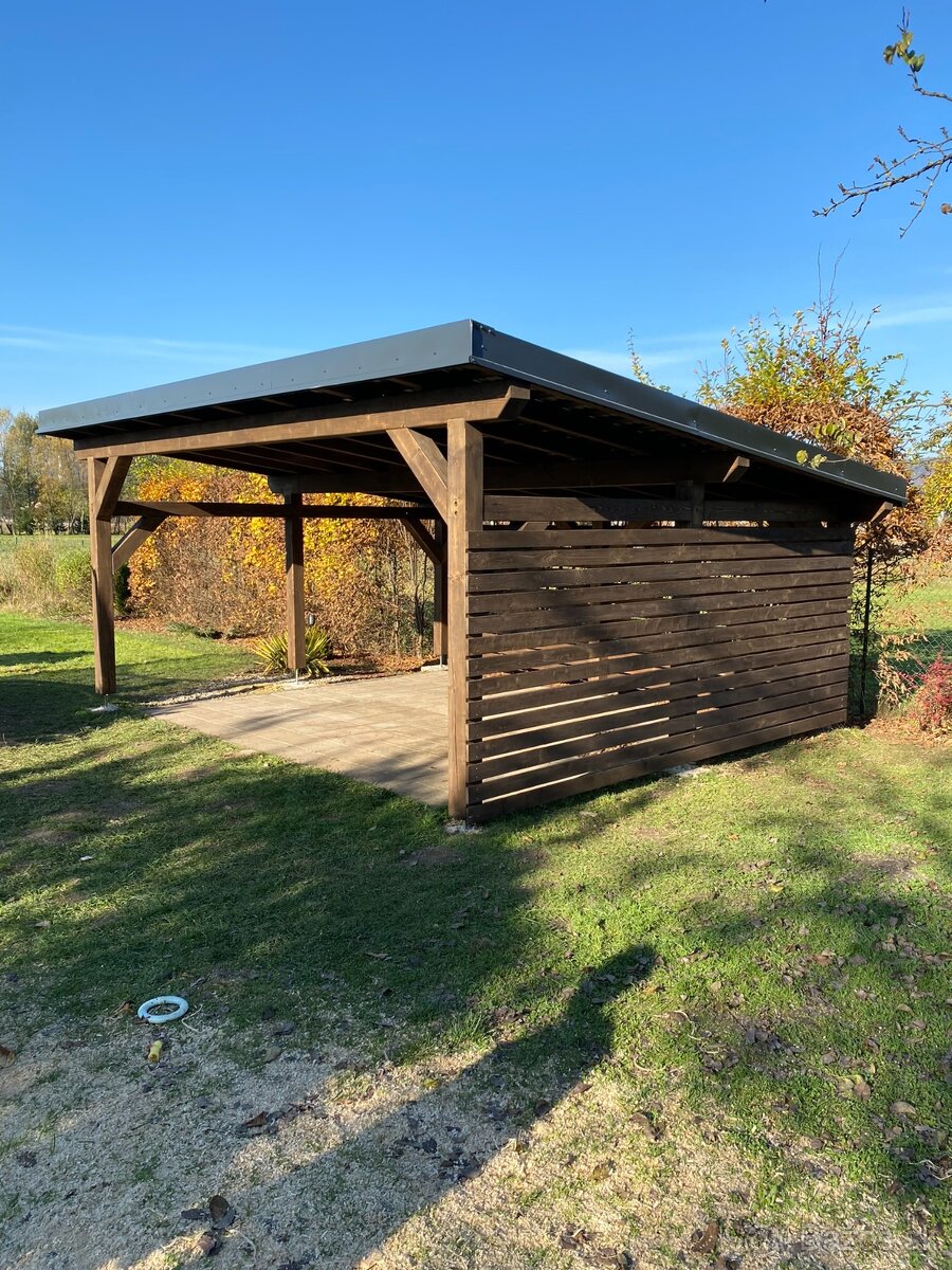 Chata, altánok, prístrešok, terasa, sauna, tesárske práce - 8