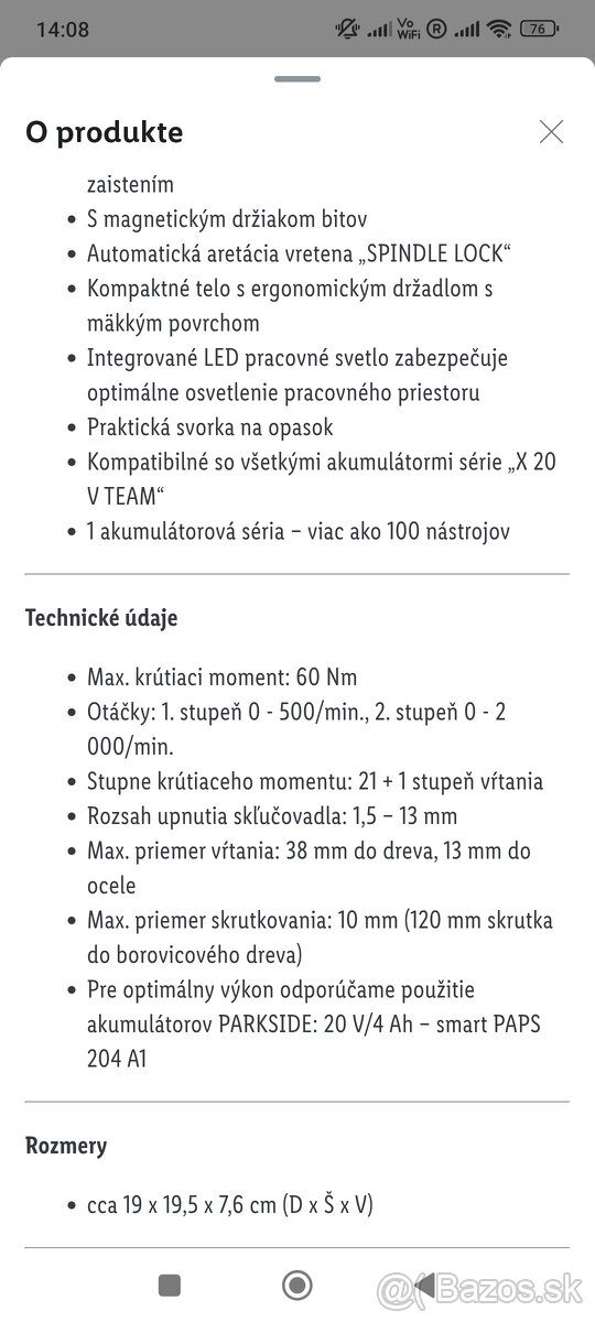 Aku vŕtací skrutkovač - 8