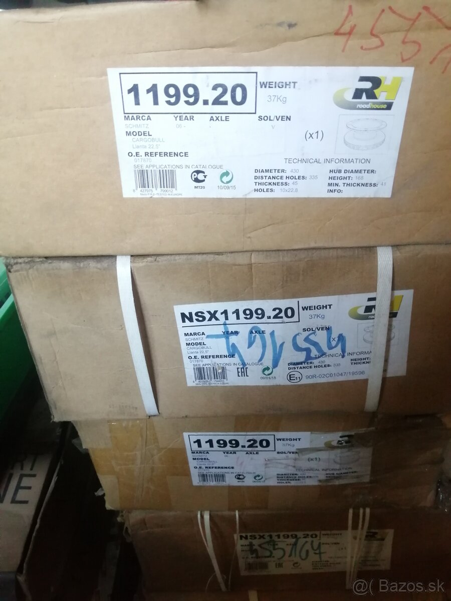 Brzdový kotouč ROADHOUSE BPW 430 - 8