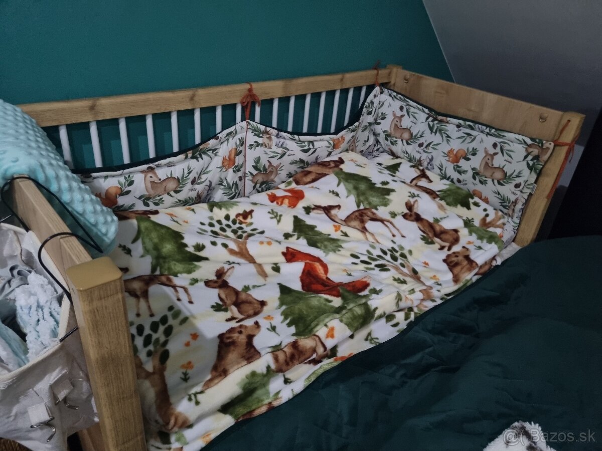 Detská postieľka z masívu - 8