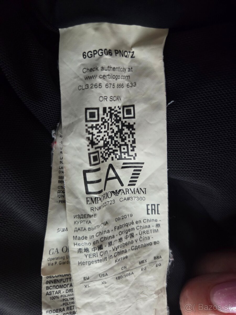 Pánska lyžiarska súprava, komplet Armani vel.XL to - 8