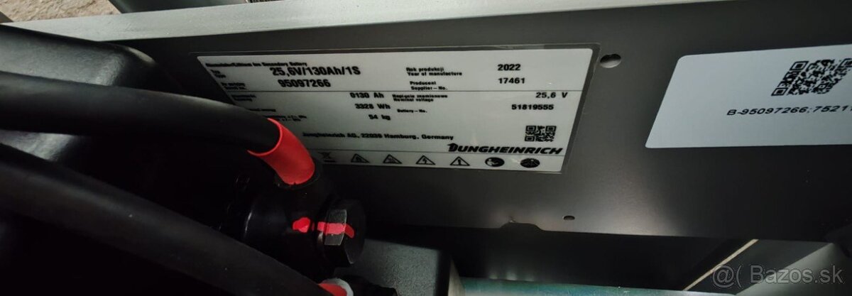 Elektricky paletovy vozik Jungheinrich EJC 212 Li-on (Nova) - 8