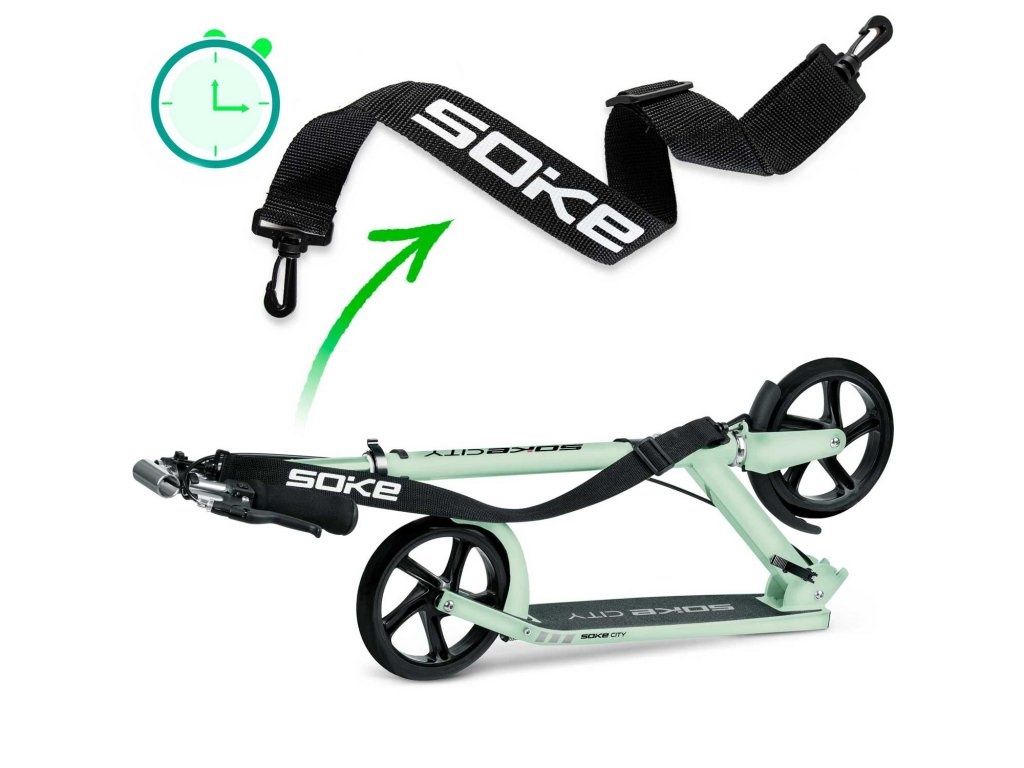 Kolobežka Soke City zelená 1613 - 8