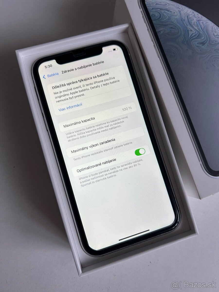 Iphone XR 64GB white - 100% batéria - 8
