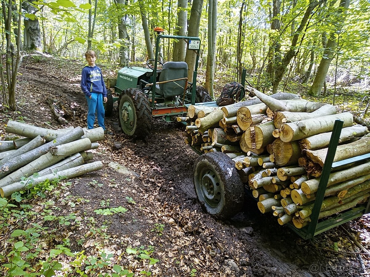 Predám traktor, peugeot motor 1,8D - 8