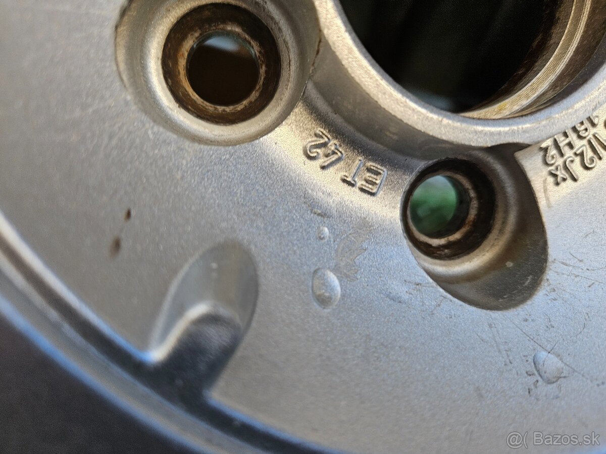 Originálne hliníkové disky VW - 5x100 r16 - 8