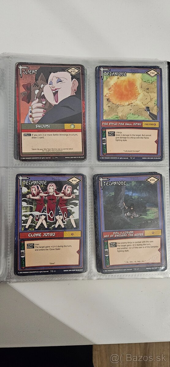 Naruto kartova zberatelska kolekcia 2006 - 8