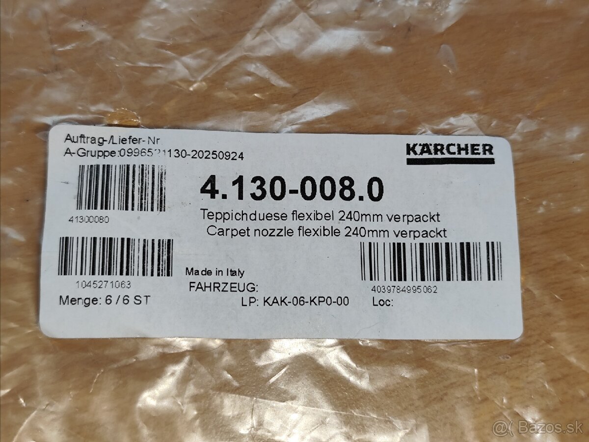 Karcher - flexibilna hlavica na koberce 240mm - 8