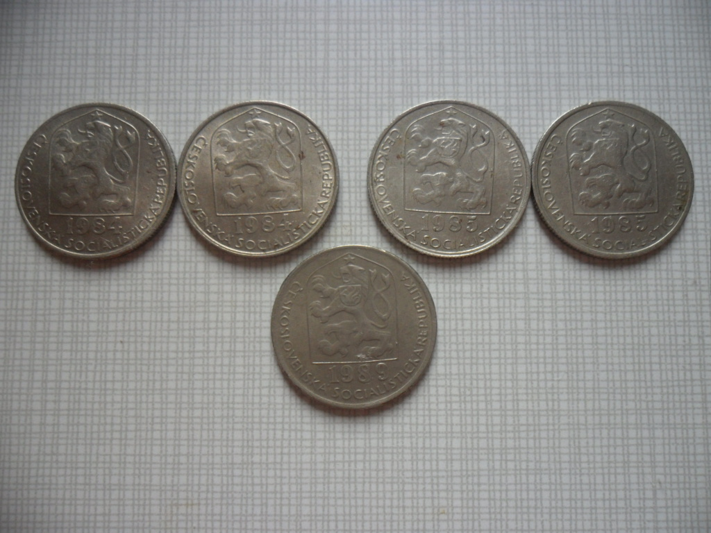 Mince ČSSR - 50 halierov - spolu 39 kusov - 8