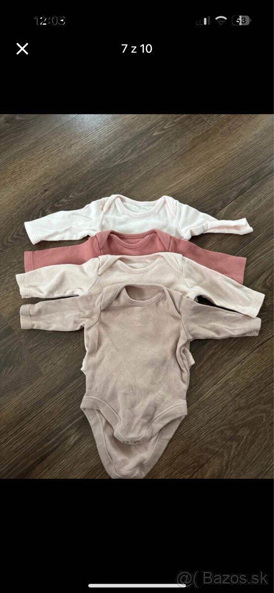 Balík oblečenia 50/56 cca 79ks - 8