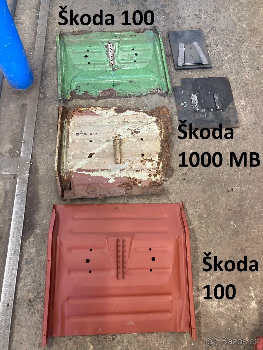 Most pod přední sedačky Škoda 1000, 100 a 110R - 8