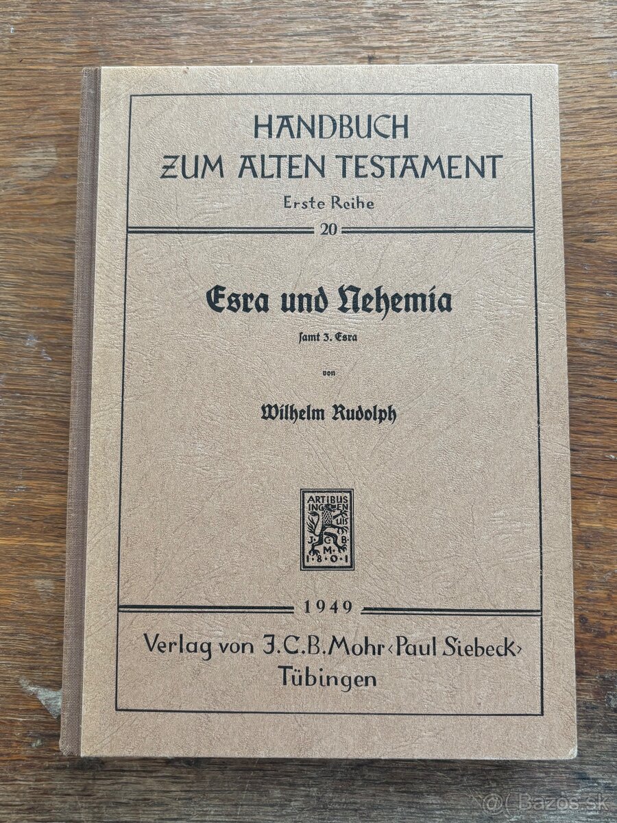 Handbuch zum Alten Testament - 8