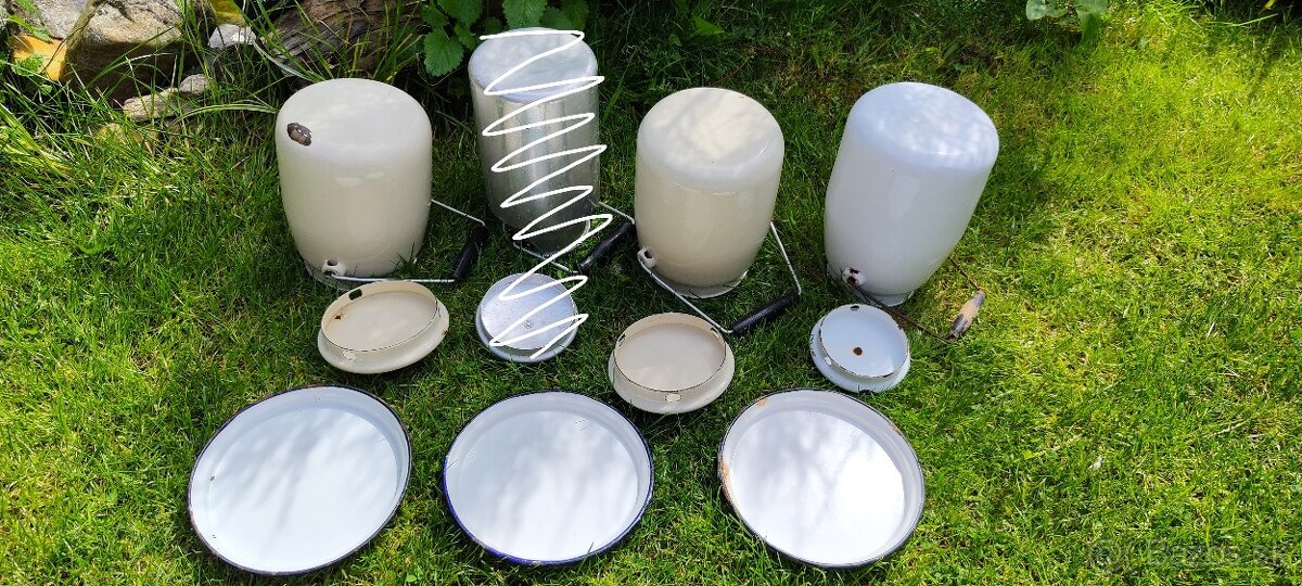 Smaltové kanvice, taniere - 8