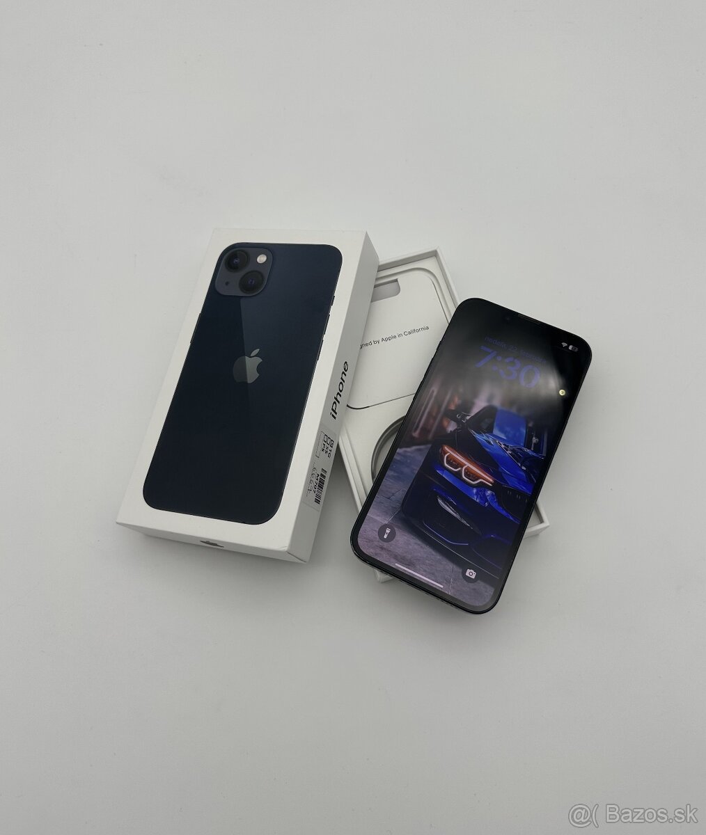iPhone 13 128GB Midnight (100% Batéria) + ZÁRUKA - 8