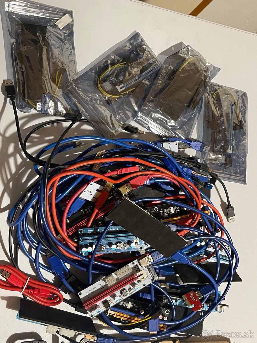 Mining zdroj, server zdroj, riser, mining rig, breakboard - 8