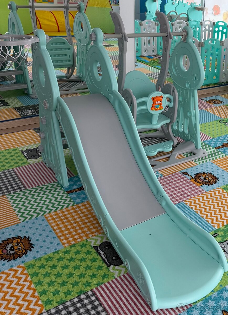 Detská šmykľavka s hojdačkou - 8