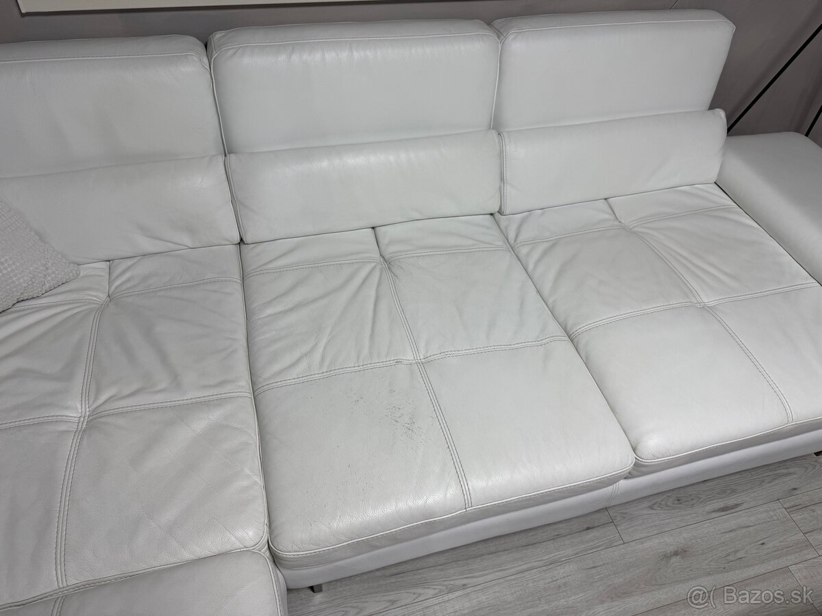 Rohová sedačka kožená (Eurosofa) - 8