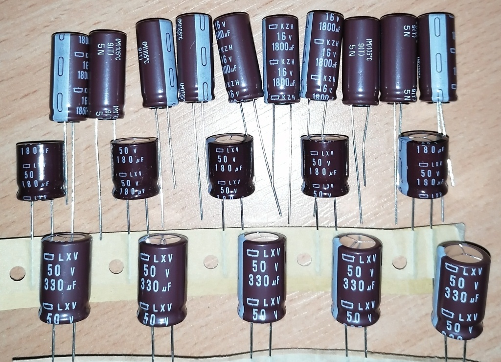 Tranzistory, diódy, relé, kondenzátory - 8