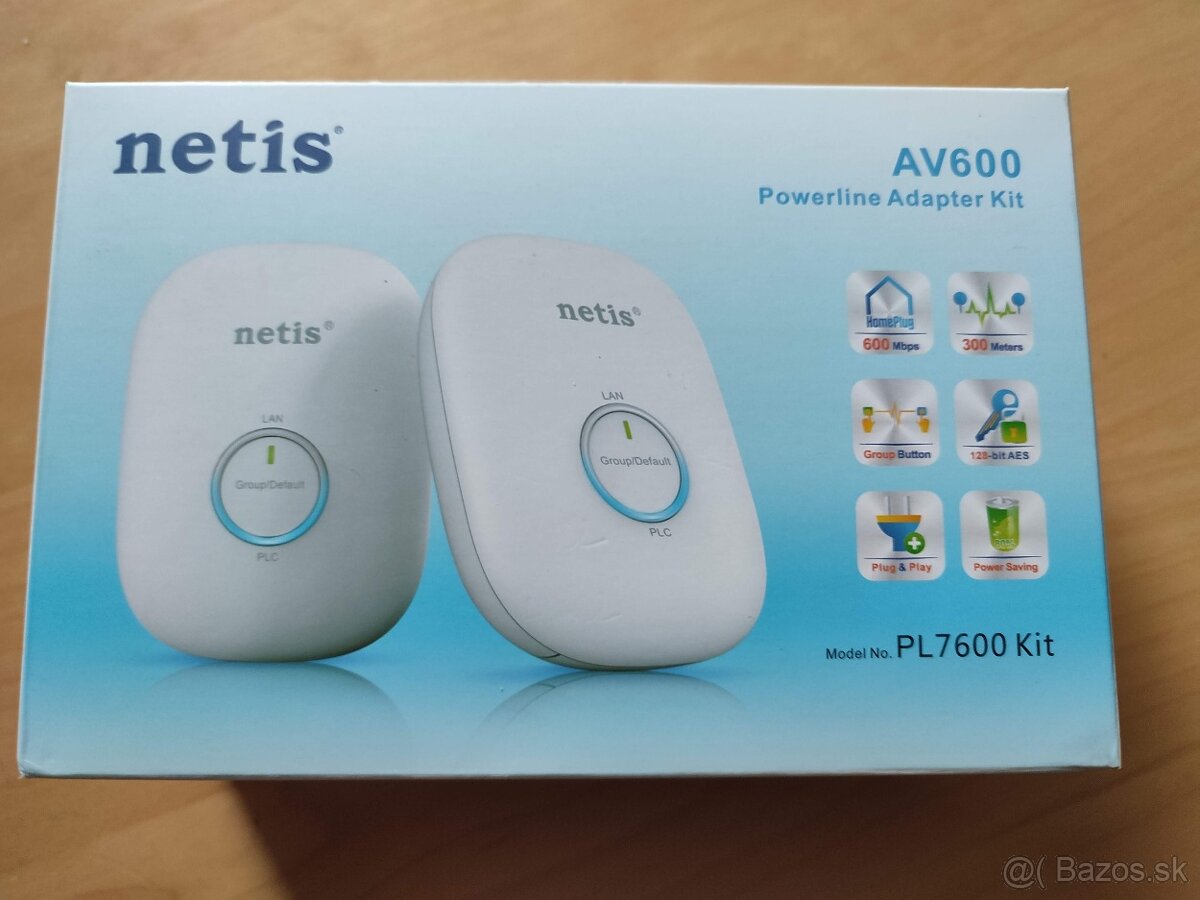 Powerline Adaptér Netis AV600 (PL7600 Kit) - 8