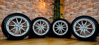 Alu R17 5x112 orig. Mercedes A+B+CLA + zimné 205/50R17 - 8