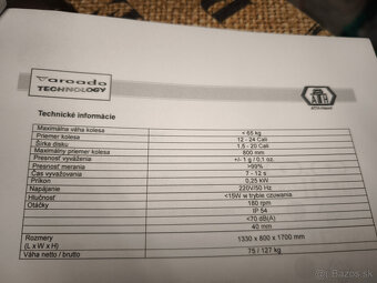 Vyvažovačka ATH W22 - 8