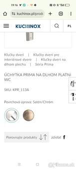 Kľučka na dvere KPR 113A - 8