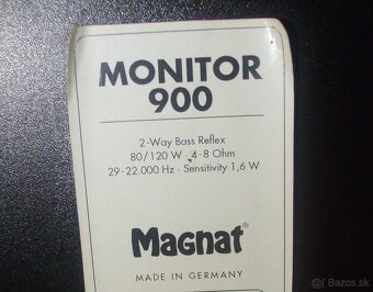 120W stlpove MAGNAT 2-pasmove BASSreflex 80x22x26cm, Germany - 8