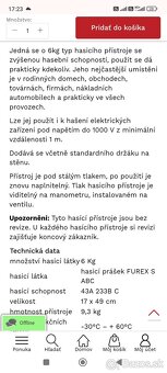 Hasičský prístroj ABC - 8