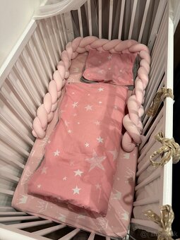 Detská postieľka s komplet vybavením - 8