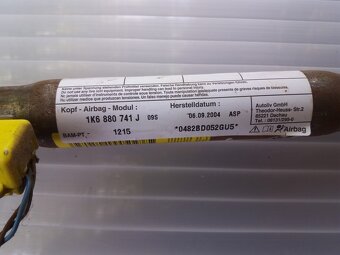 PYROPASY, RJ AIRBAGOV - VW GOLF 5 - 8