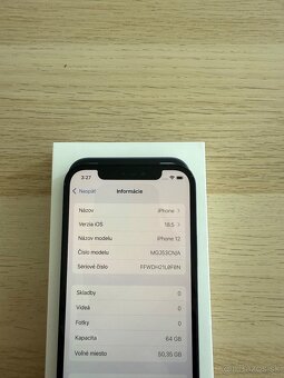 iPhone 12 Black 64GB 97% Batéria, Veľmi dobrý stav - 8