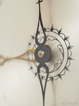 Veľký starožitný barometer s teplomerom Boston V 102,5 cm - 8