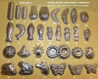 RETRO FORMIČKY, KOŠÍČKY, VANIČKY, ORIEŠKY, VYKRAJOVAČKY - 8