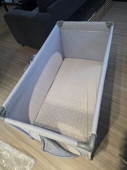 Cestovná postieľka + matrac + plachty - 8