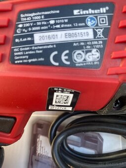 Einhell 1000w TH-ID KIT príklepová vŕtačka nová - 8